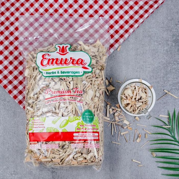 PROMO SEREH KERING IMPORT KWALITAS SUPER OVEN /SERAI KERING /LEMONGRASSTEA - 500 GRAM
