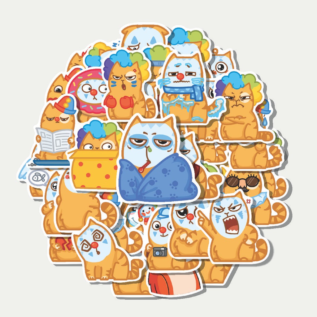 

Sticker Pack Stiker Funny Cat Peach [Kucing] | Sticker TUMBLR | Stiker LAPTOP KOPER HELM