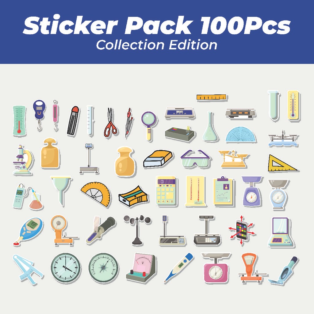 

Hot Stiker Alat Ukur Lucu Anti Air Stikers Berperekat Waterproof Sticker Decal Buat Motor Helm Buku Journal Koper Casing HP Laptop Botol Minum