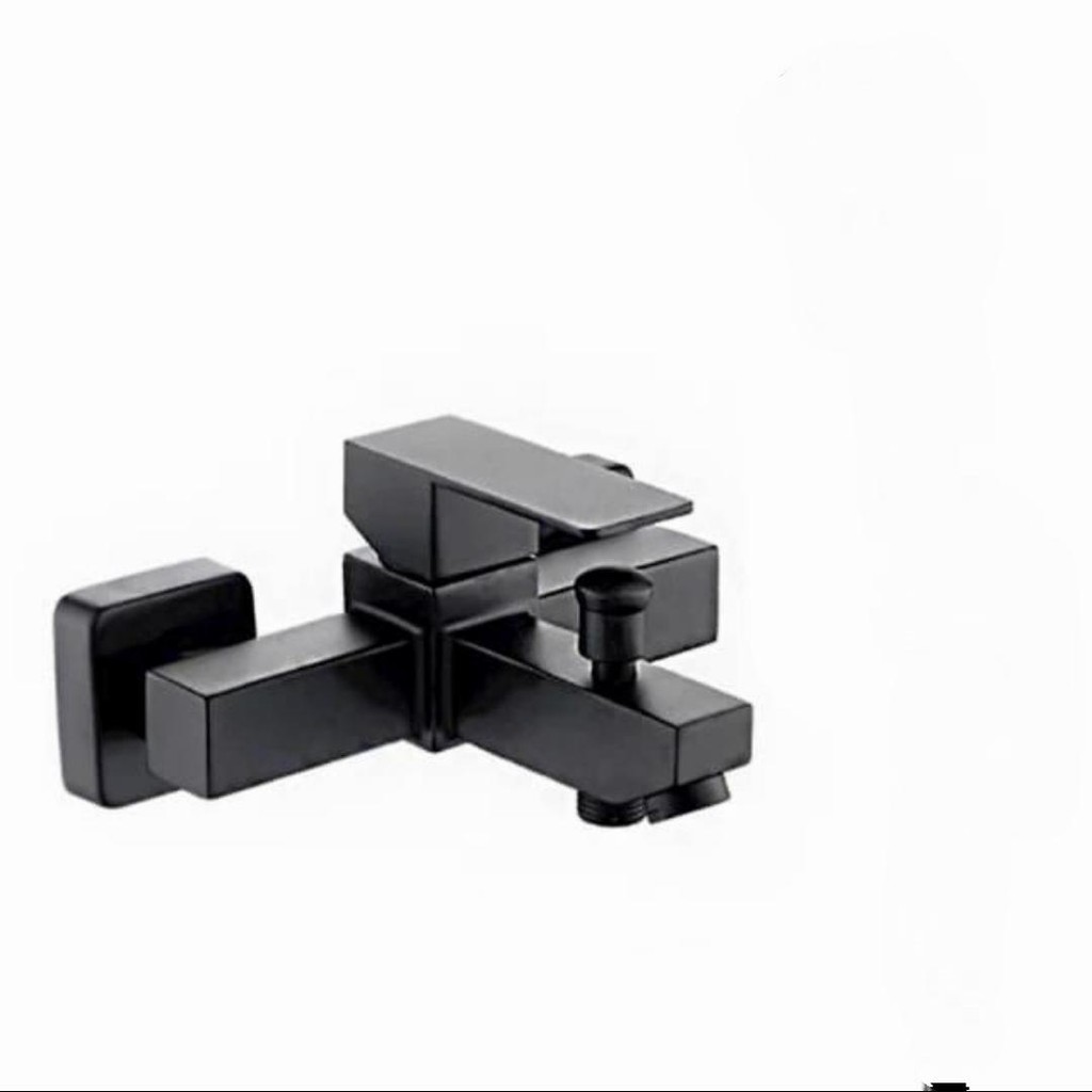 KRAN SHOWER PANAS DINGIN KOTAK STAINLESS / KRAN PANAS DINGIN HITAM
