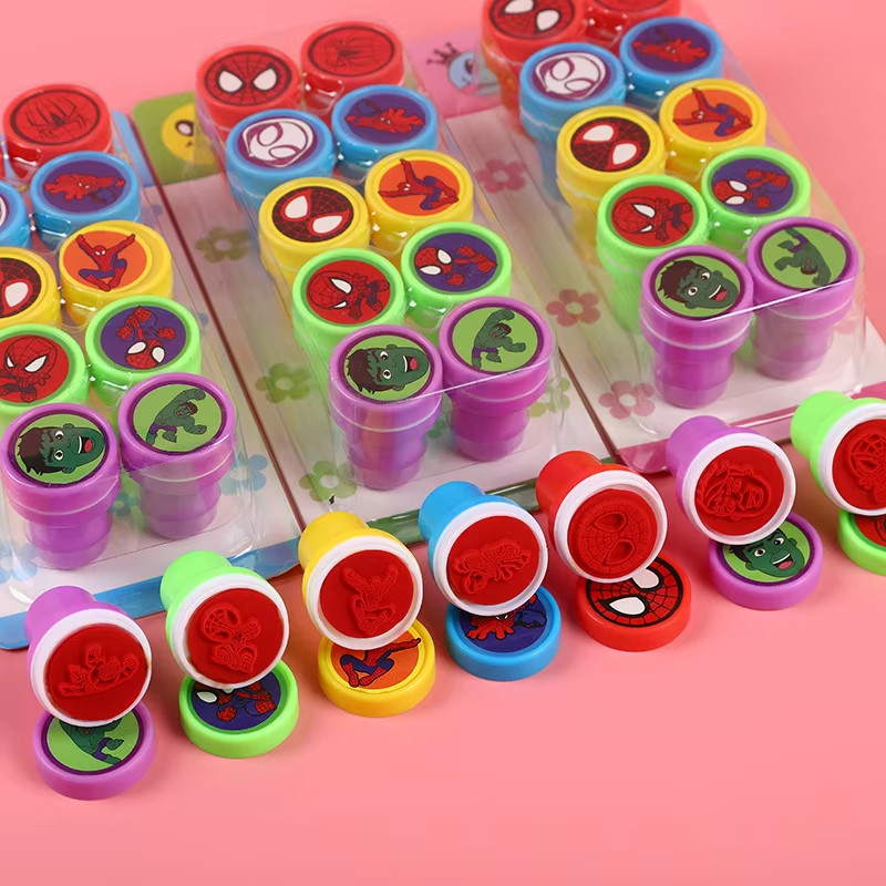 

Spiderman Stamps Party Favors Spidey And His Amazing Friends Seal Stamp Set for Kids Boys Birthday and Christmas Souvenir Gifts