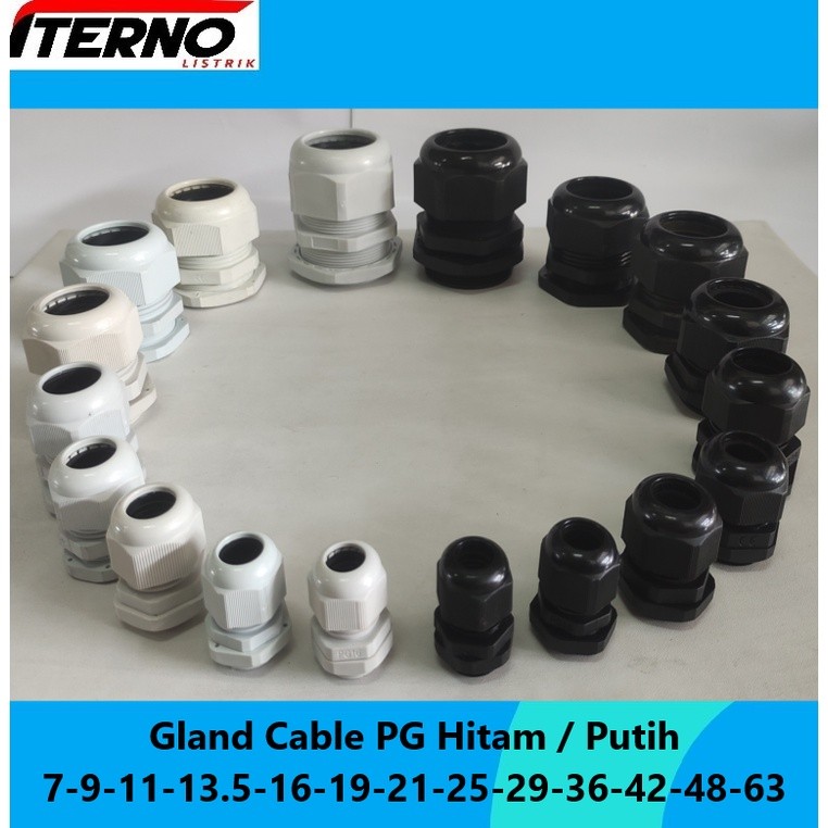 Cable Gland Kabel Gland PG7 PG-7 (3.5-6mm) Iterno