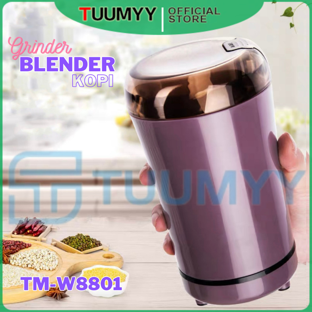 TERLARIS( TUUMYY ) Chopper blender Bubuk Giling Biji Portable TM-W8801