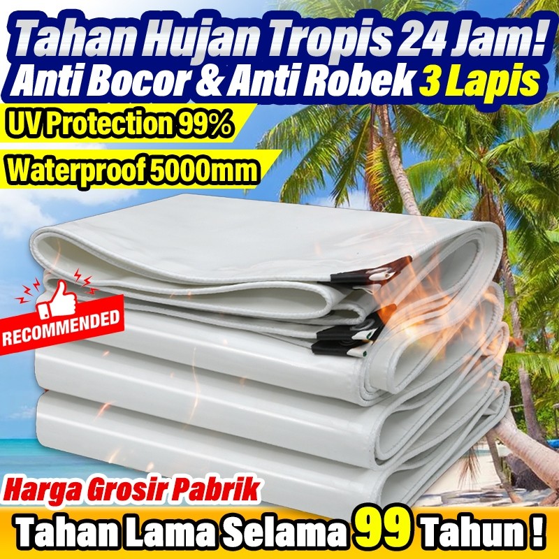 【UV Protection 99% 】+ Reflektor Panas! Suhu Bawah Terpal Turun 10°C terpal tenda 1x2 2x4 3x4 3x5 4x6