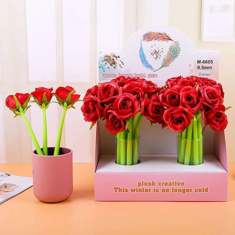 

1 Piece Lytwtw's Cute Flower Gel Pen Office School Supplies Stationery Creative Sweet Pretty Lovely Soft Pen