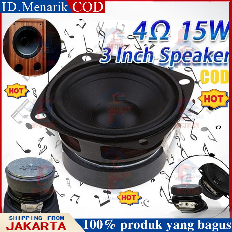 Speaker Mini Subwoofer LG-Mini speaker tweeter Mini subwoofer speaker 3 inch 4ohm 15w Speaker 3 inch