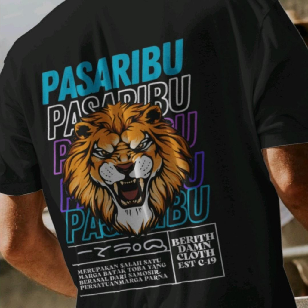 Kaos Batak Marga PASARIBU Tshirt Premium Cotton 30s