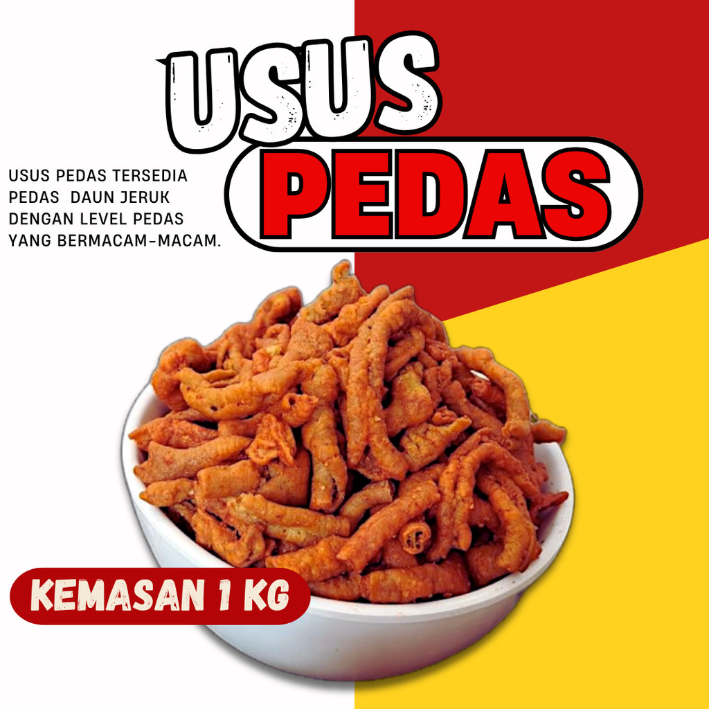 

Keripik Usus Ayam Crispy Pedas Daun Jeruk 1kg