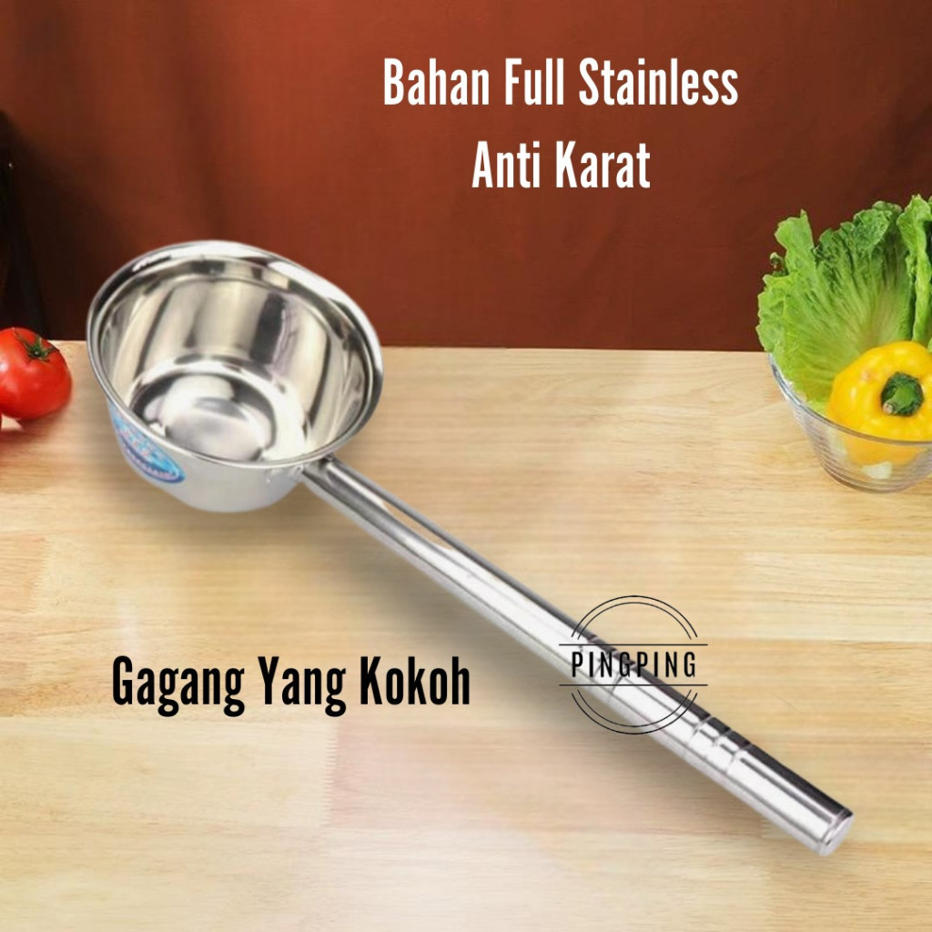 panci gayung stainless steel / gayung masak stainless steel