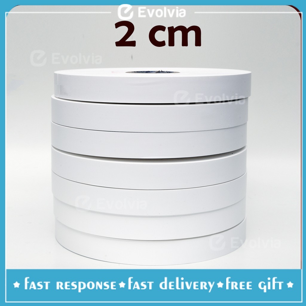 

Pita Laundry Taffeta Label Penanda Roll Kain Kertas 20 mm 2cm 200meter - Evolvia