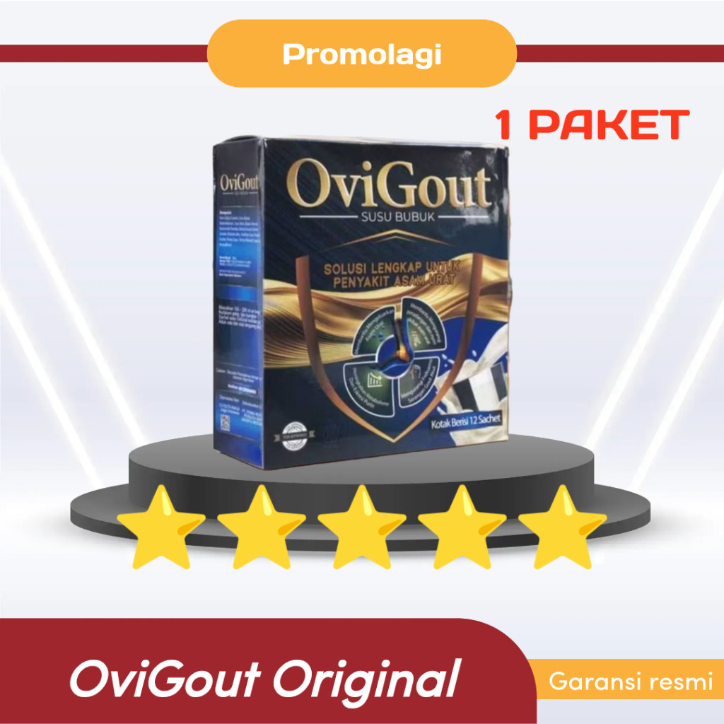 

OVIGOUT Susu Herbal Asam Urat Nyeri Sendi & Turunkan Kadar Asam Urat