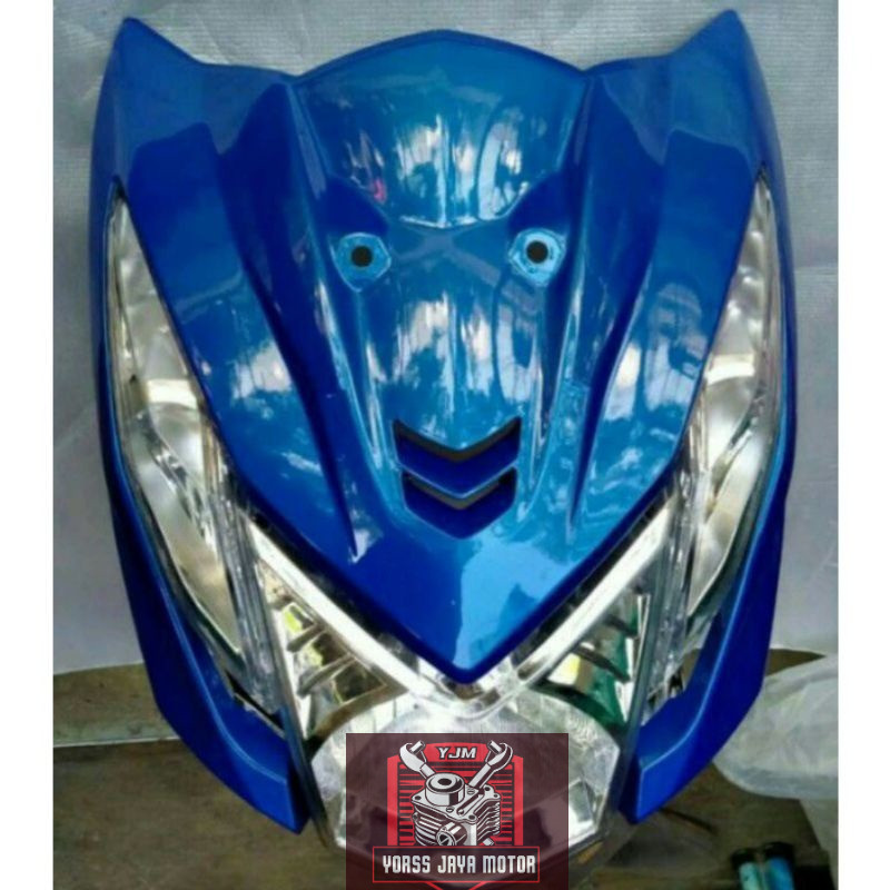 Tameng Depan Beat Fi Biru Reflektor Lampu Depan Lampu Sein Sen Beat Fi 2012 2013 2014 2015