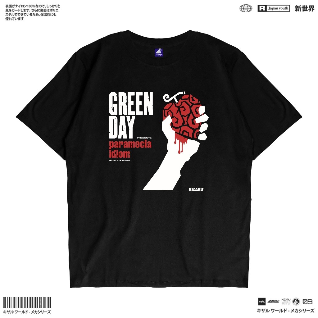 KIZARU Kaos Band GREEN DAY DEVIL FRUIT