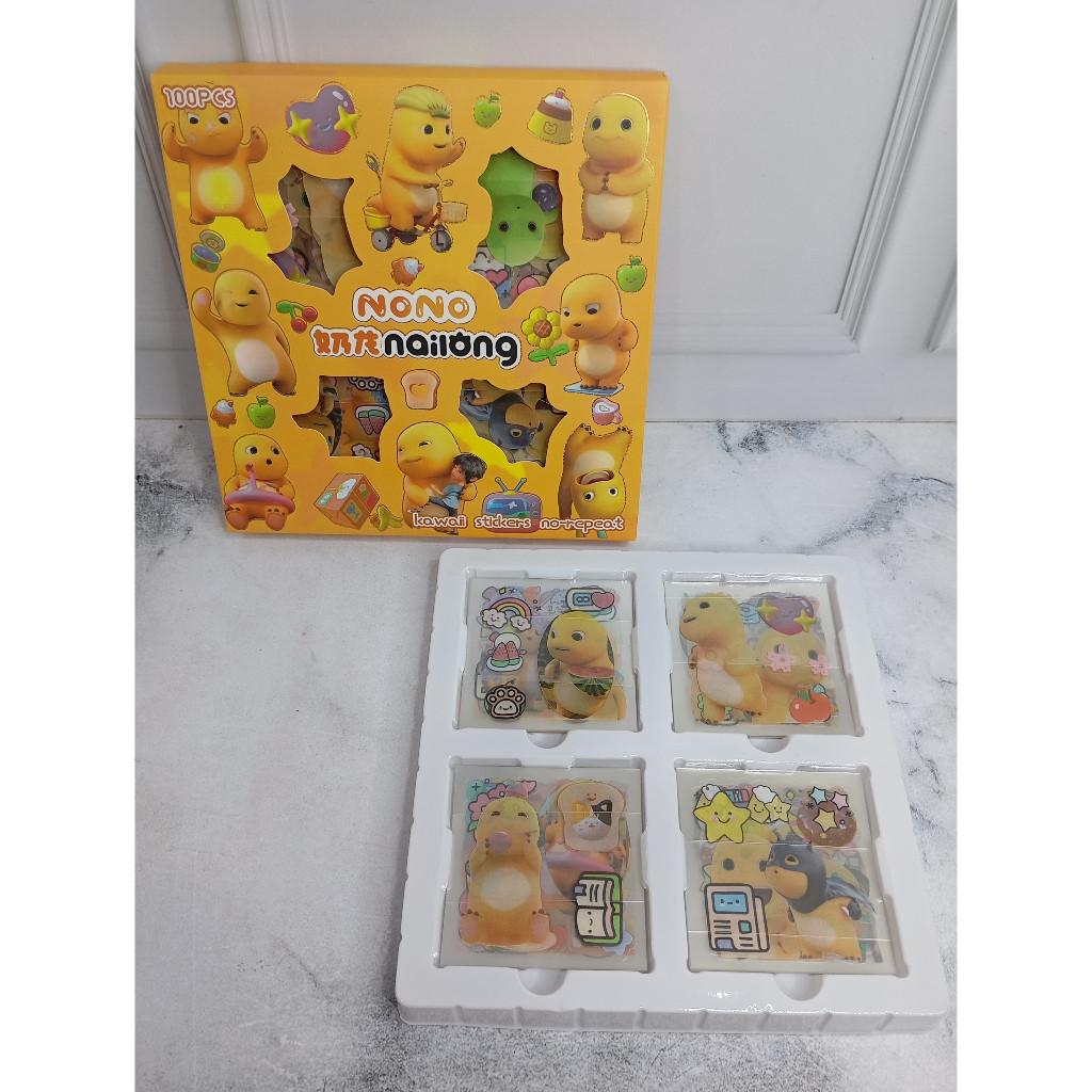 

(GA777) STIKER BOX ISI 100 NaILONG / NAILONG Sticker Box NONO / MOMO 2D Dekorasi Anak PEREMPUAN LAKI LAKI Journal Aesthetic / Sticker NONO NAILONG Isi 100 Lembar Stiker Waterproof Botol Minum Tumbler Viral Lucu Korea DIY/Stiker Aesthetic DIY Buku