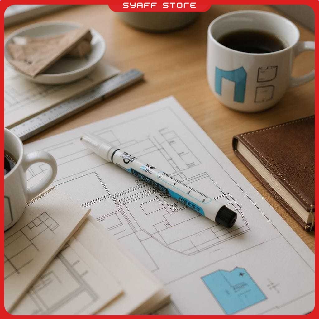 

Toddi Spidol Permanen Mata Pena Long Nib Permanent Marker - 323