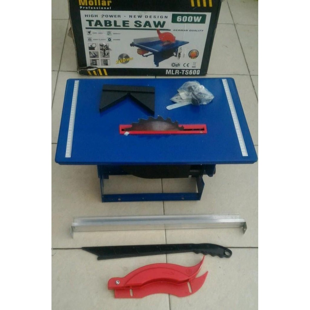 GEN 2 MOLLAR 8 inch Table Saw - Mesin Gergaji Meja TS600B 600 WATT LOW NOISE MOTOR