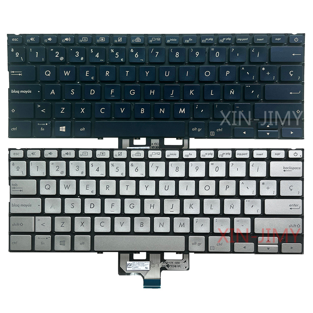 UX433 Spanish Backlit Keyboard For Asus ZenBook 14 UX433F UX433FA UX433FC UX433FN UX433FL UX433FQ UX