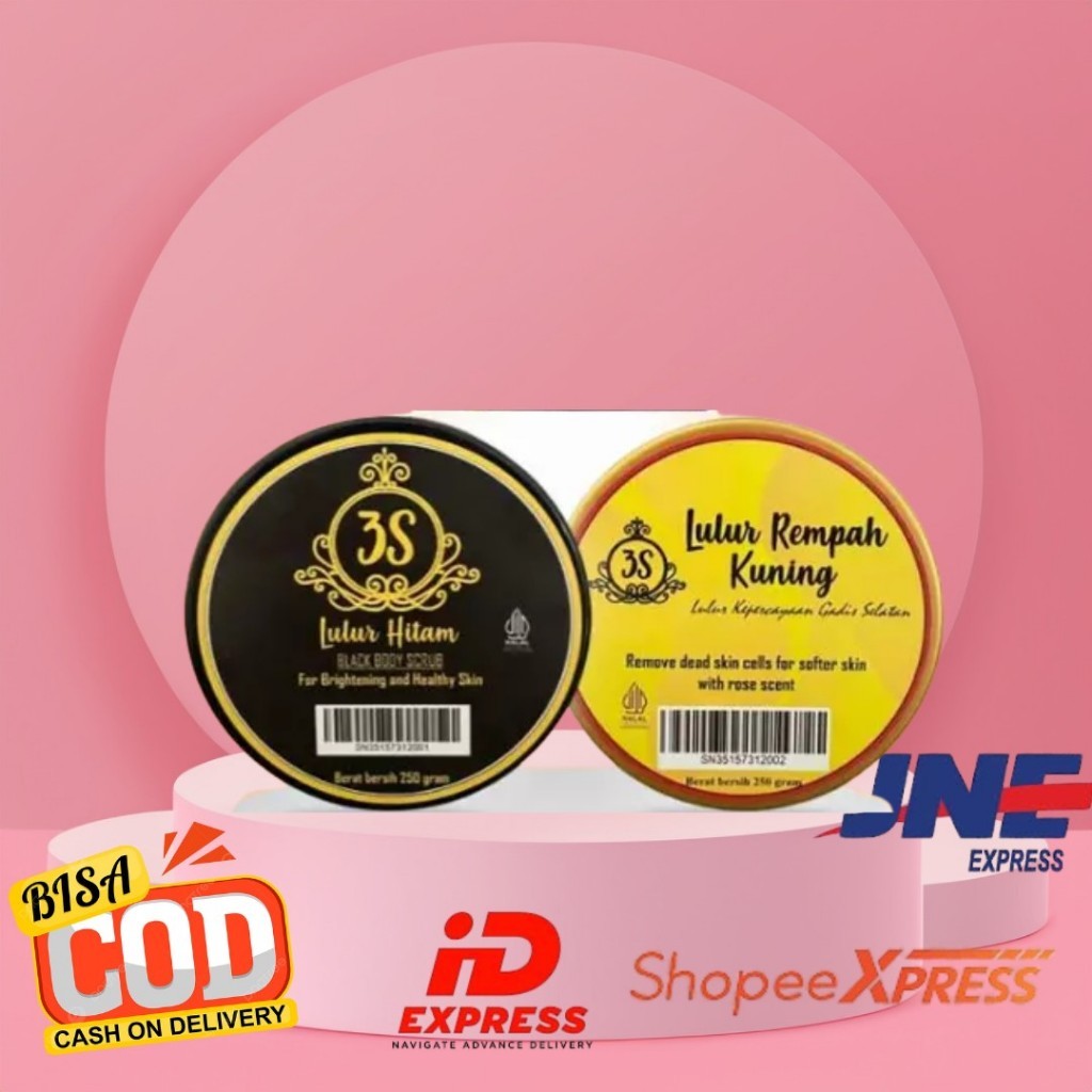 Lulur hitam 3S II Lulur Kuning 3s Lulur pemutih Lulur pencerah Lulur hitam Pemutih badan Pemutih kul