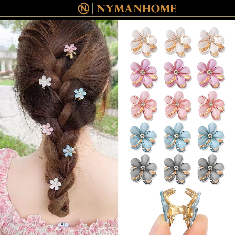 Jepit Rambut Bunga Kecil Korea 1 Pcs Jepitan Rambut Mini Poni Bunga Daisy