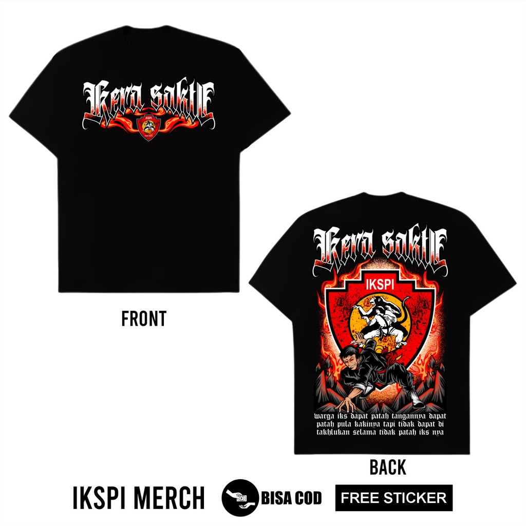 KAOS IKSPI  KERA SAKTI IKSPI WARGA IKS DAPAT PATAH KAOS MAWAR IKSPI - KAOS IKSPI TERBARU - KAOS IKSP