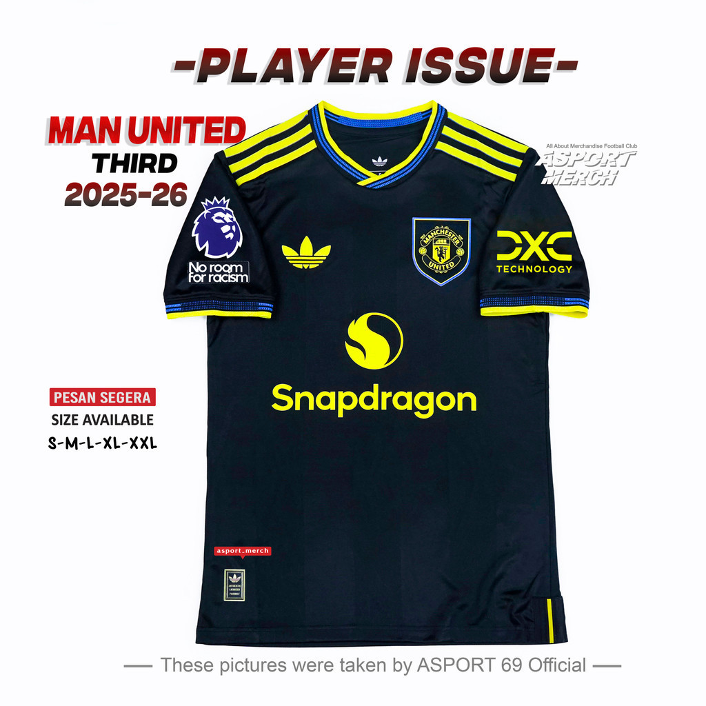 PLAYER ISSUE MAN UNITED THIRD 2025 2026 PI MU THIRD 25 26  PI