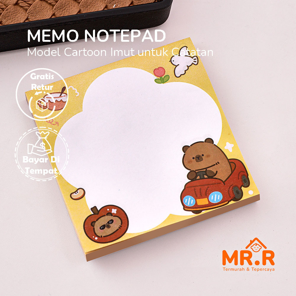 Sticky Notes Untuk Catatan Planner Sticky Notes Karakter Hewan Lucu Sticky Notes Desain Unik Dan War