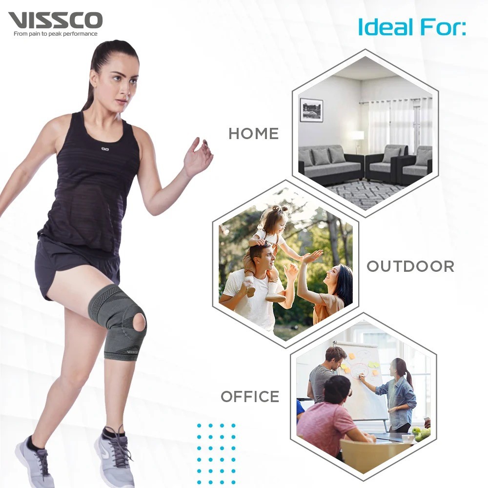 VISSCO Knee Cap With Open Patella - Patella Support