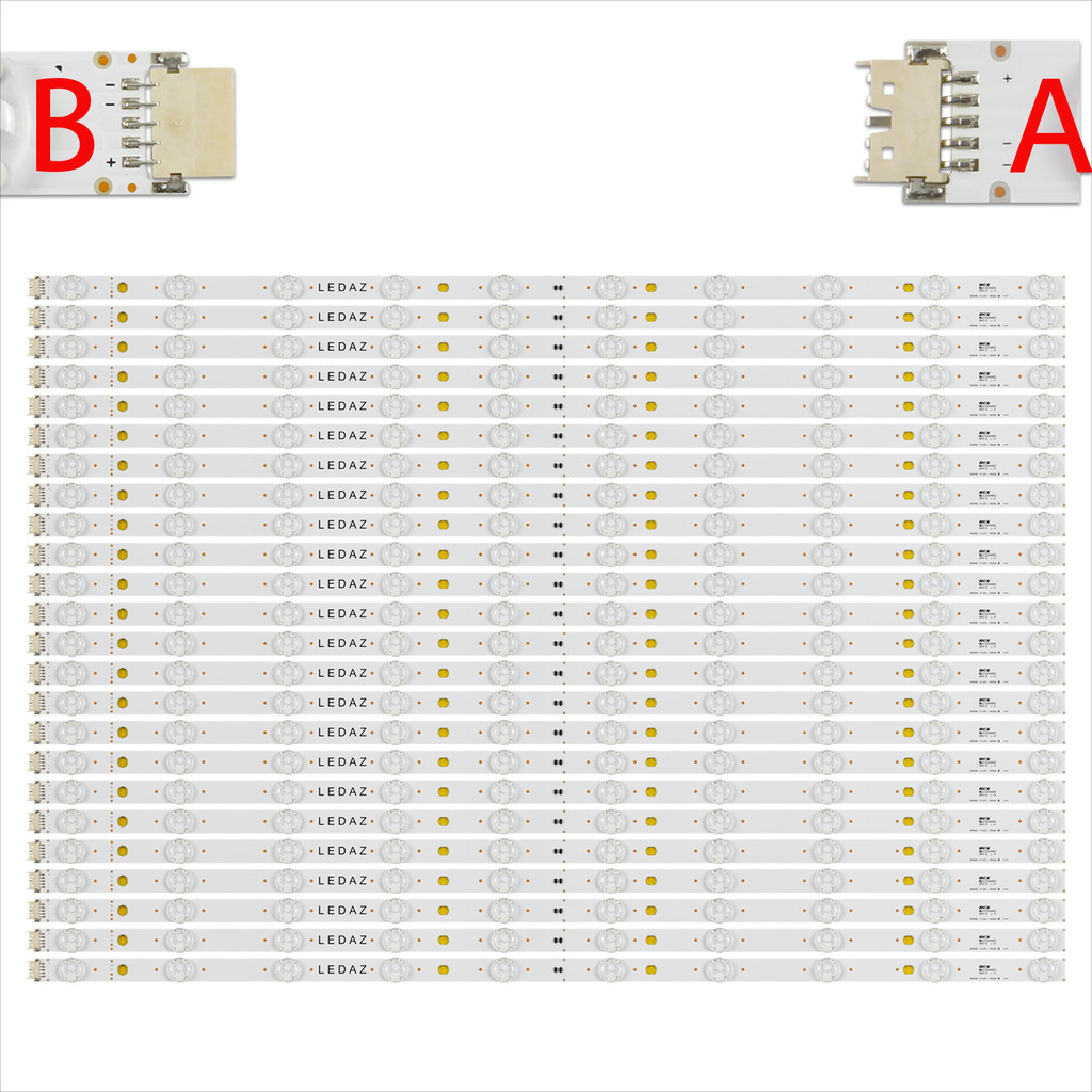 24pcs/set LED strip For 65SK8500LLA 65SK8500PLA 65SK8500 65SM9010PLA SSC_SlimDRT_65SK85(48B)_S 65SK8