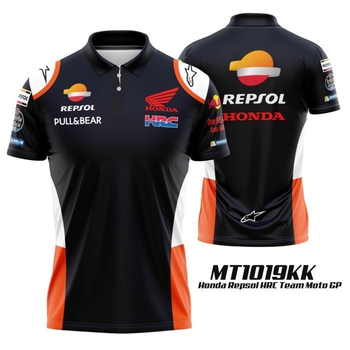Kaos Jersey MotoGp Honda Repsol HRC Team Full Print MT1019 VMP