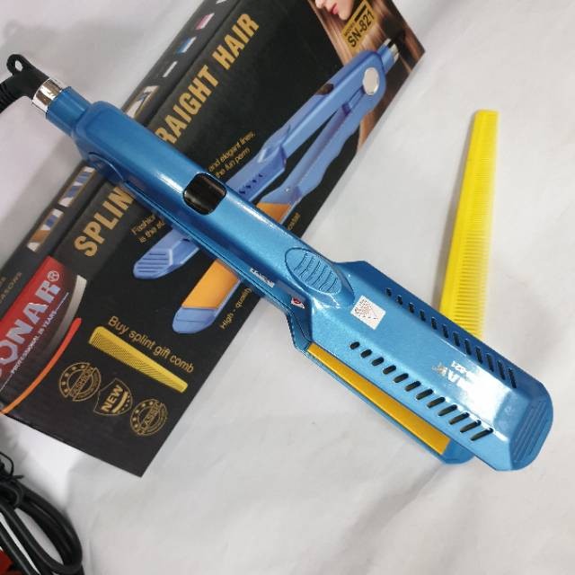 Catokan Rambut Plat Besar SONAR SN-821 Alat Catok Rebonding Lurus Bagus Murah Ori MB