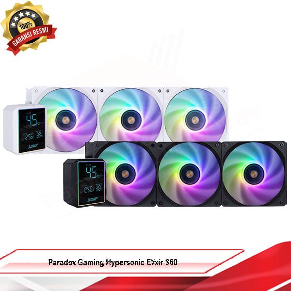 Paradox Gaming Hypersonic Elixir 360 | AIO Cooler CPU | CPU Cooler Water AMD Intel