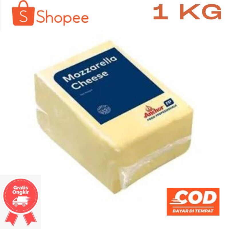 MOZARELLA ANCHOR 1KG ORIGINAL ANCHOR MOZARELLA