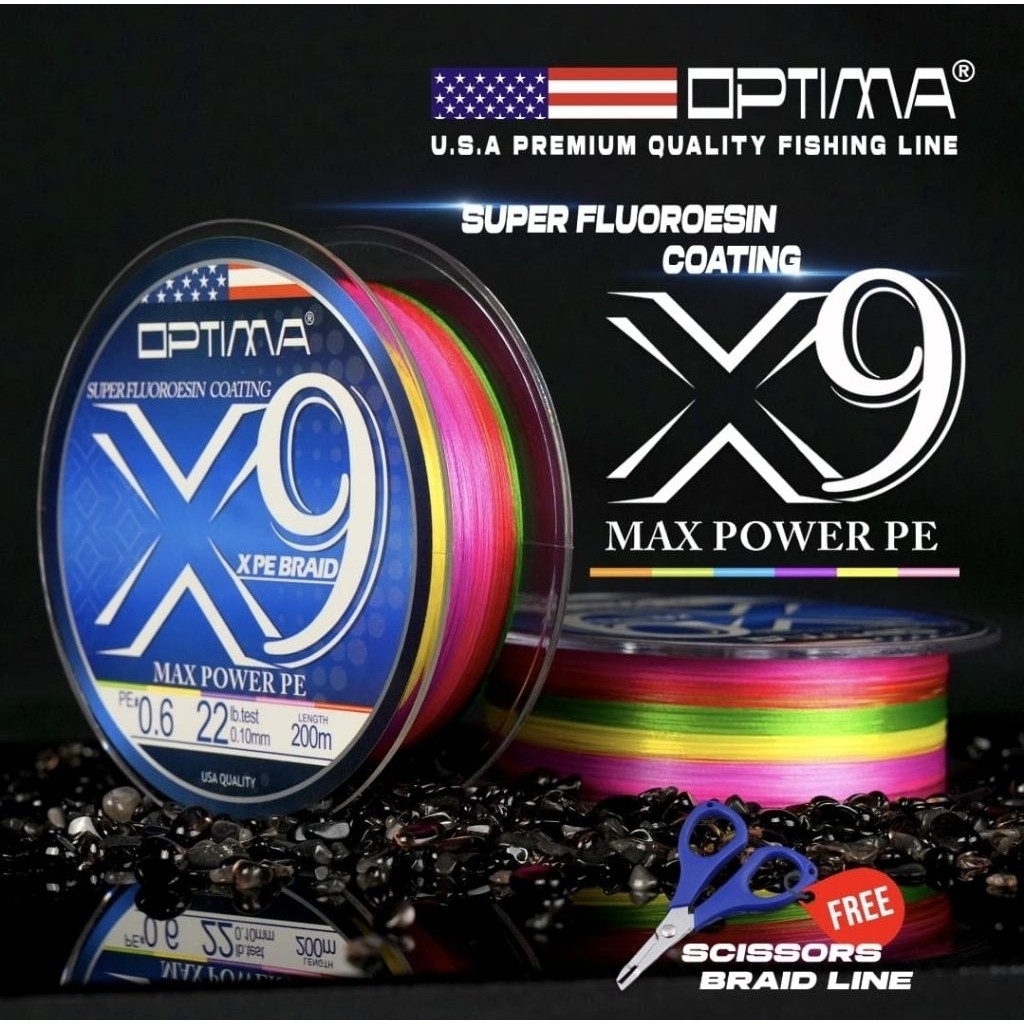 tarjokucingan291 PROMO Senar PE X9 OPTIMA 300 & 400 Meter