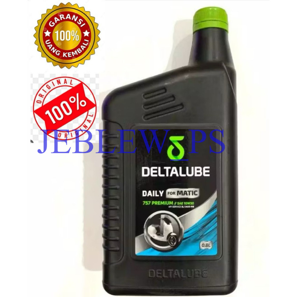 Oli Deltalube motor matic 0,8 ml/800ml asli ori oli mesin motor matic Deltalube