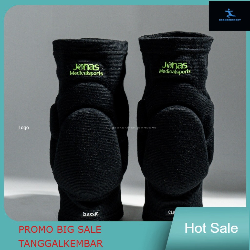 Kneepad Jonas Classic V2 Hitam