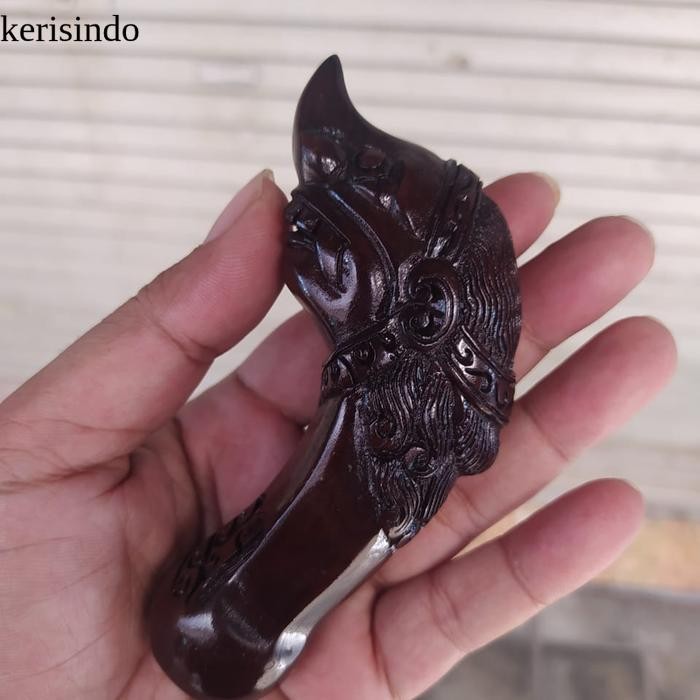 Deder Keris Handle Keris Gagang Keris Rojomolo Kayu Jati Tua KI4