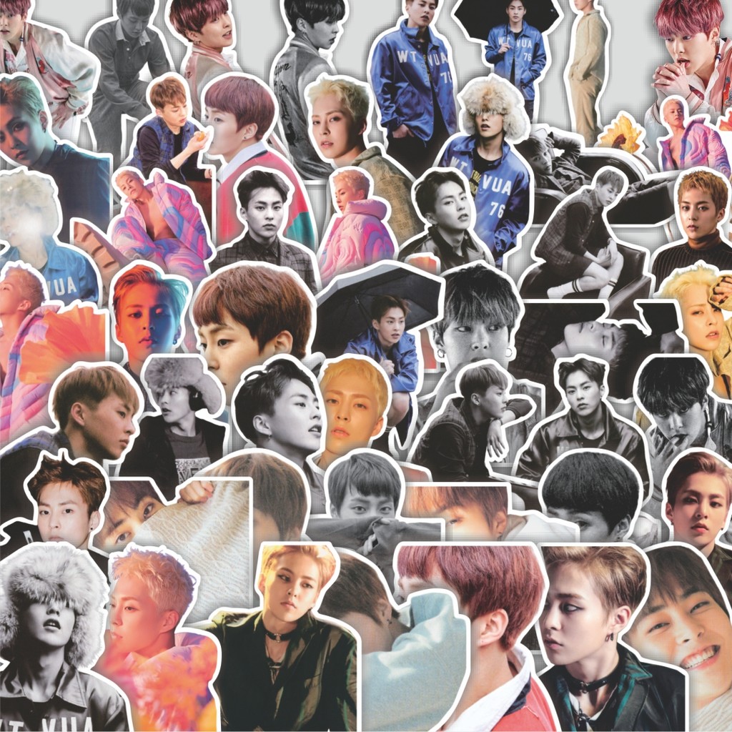 Stiker Cutting Pack Stiker EXO12 - Xiumin Series 03 Isi 100Pcs Series Aesthetic Lucu Keren Untuk Kop
