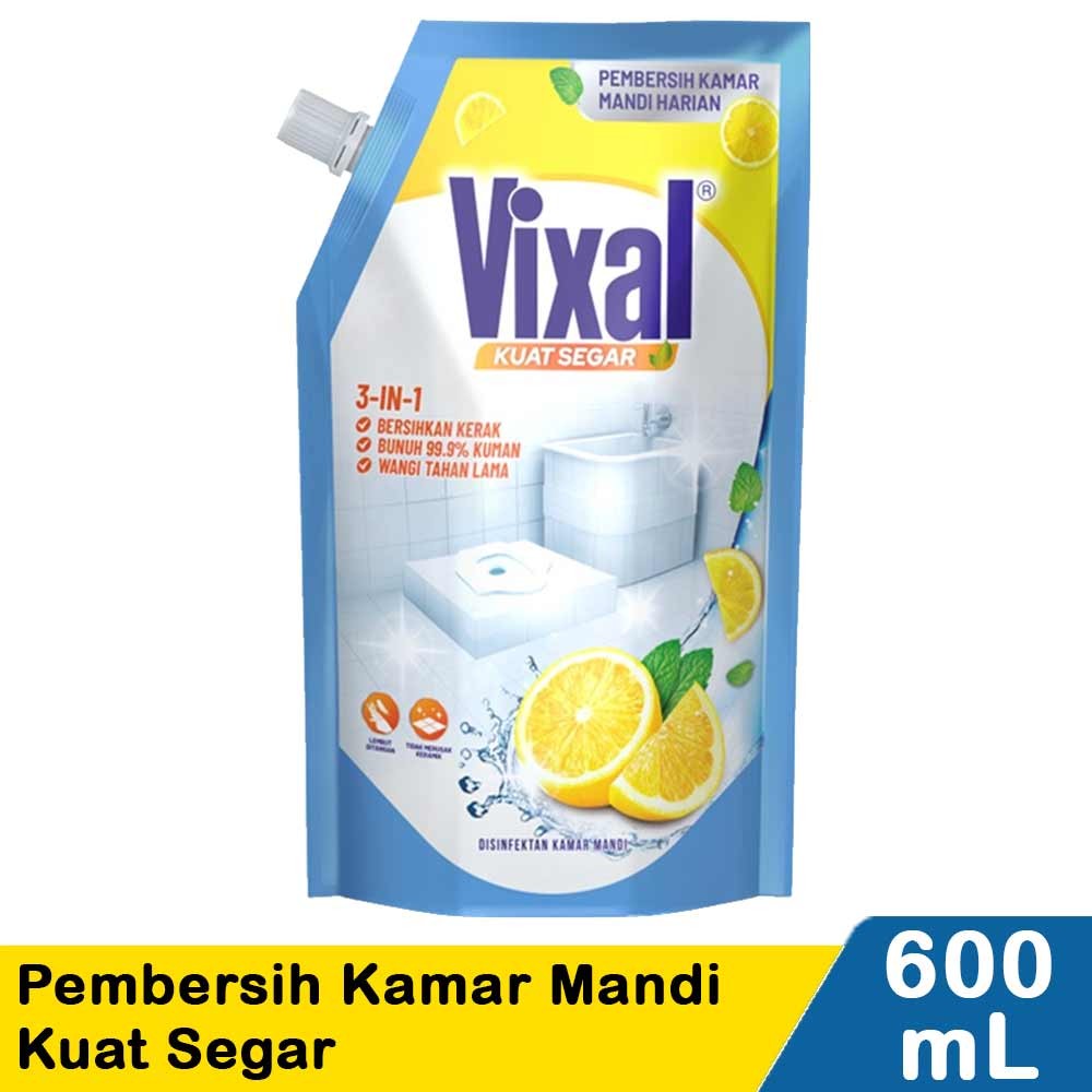 VIXAL PEMBERSIH KAMAR MANDI KUAT SEGAR 600mL