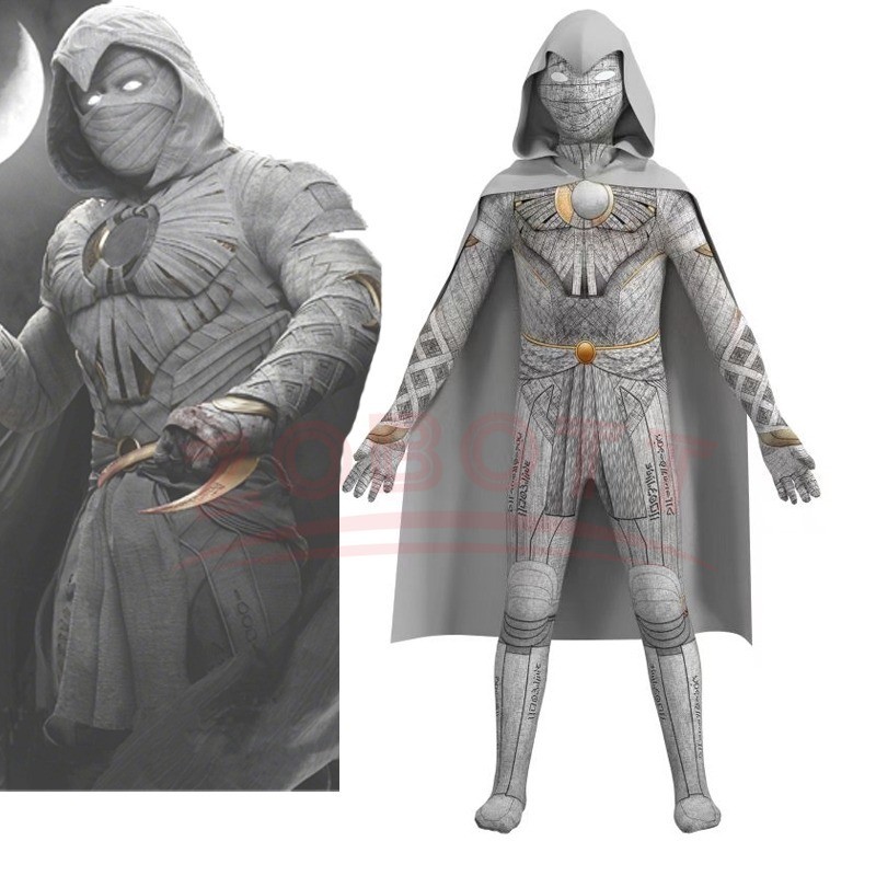 Moon Knight Cosplay Costume Marc Spector Costume Uniform Halloween Costume Kids Marc Spector Costume