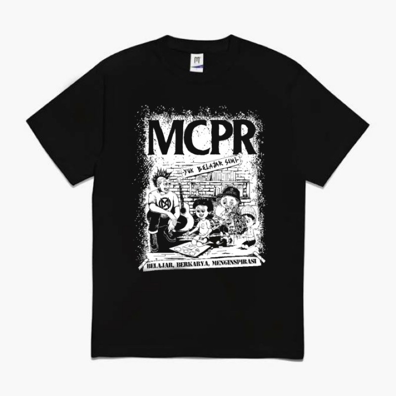MCPR - Belajar Berkarya Tshirt Musik Merchandise Kaos Band Punk Mcpr