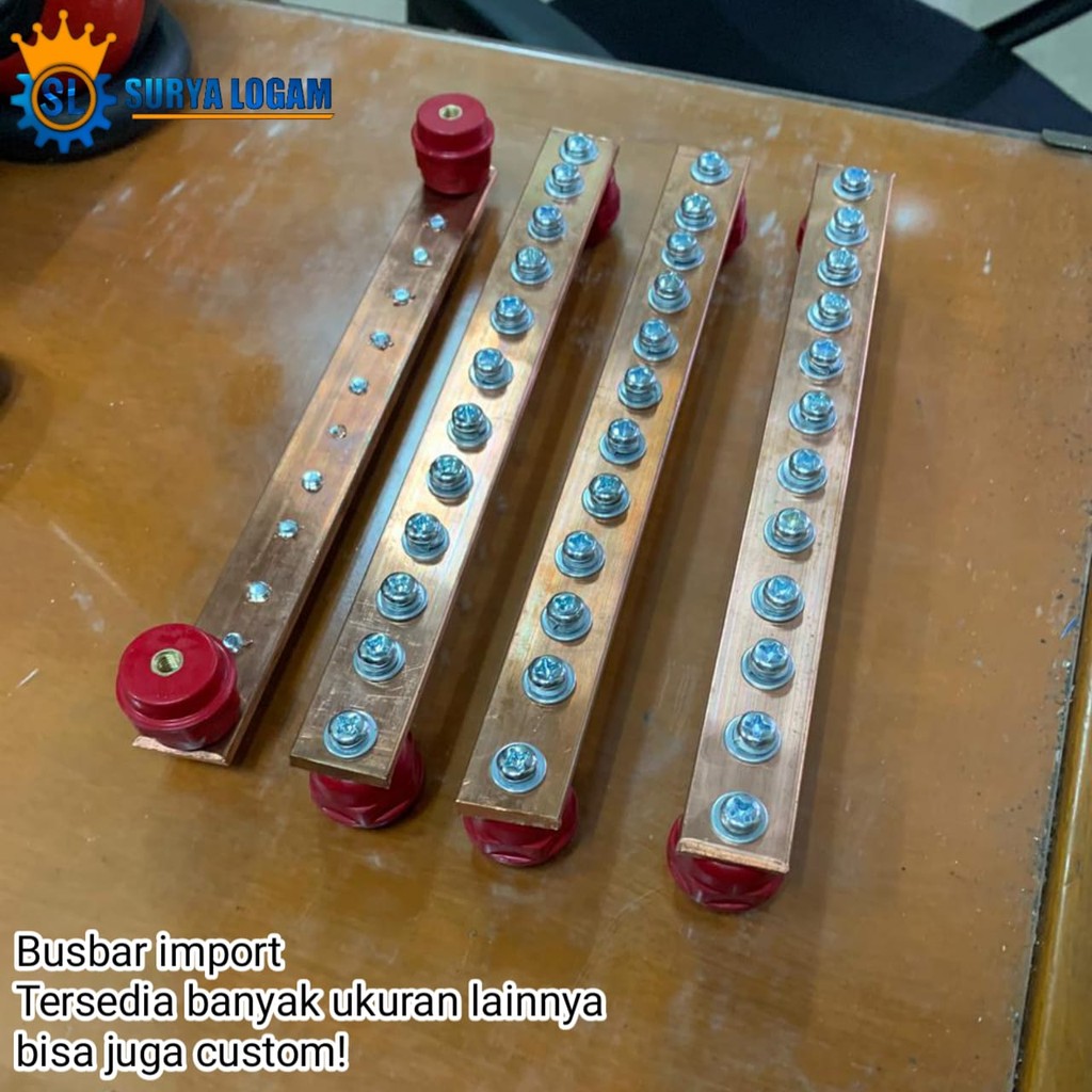 busbar tembaga nol arde 3mm - busbar Busbar custom