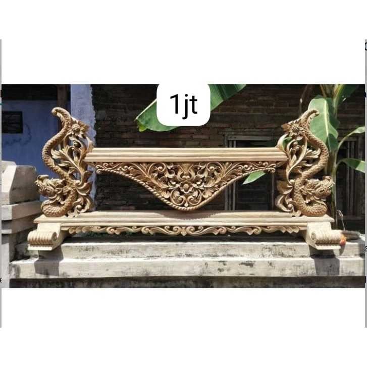 jagrak pusaka keris ukiran naga kembar alusan mentah isi 10