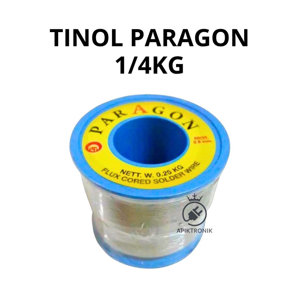 Tinol Paragon 1/4KG | Timah Solder Gulungan Besar 250GR