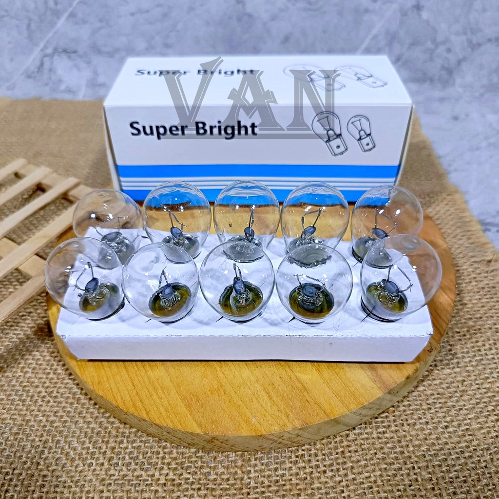 BOHLAM LAMPU SEIN SEN STOP REM 12V 24V KAKI 1 & 2 - BAY15D BA15S SUPER BRIGHT - UNTUK MOTOR MOBIL TR