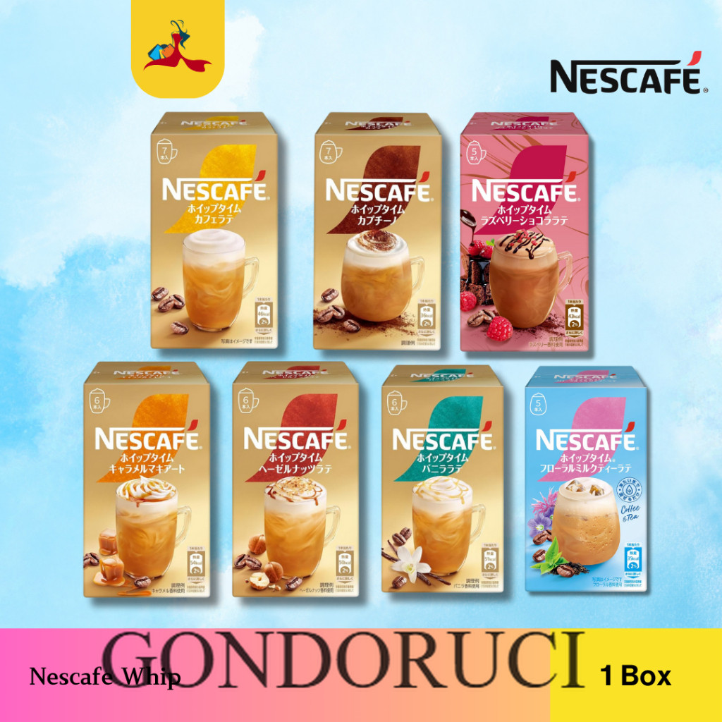[  GONDORUCI  ]  Nescafe | Aneka Kopi Sachet Whip Time Original Jepang