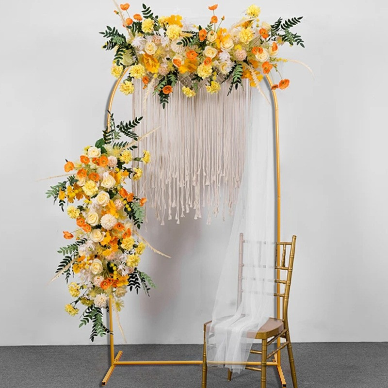 Standing Oval Besi Dekorasi Pernikahan / Wedding