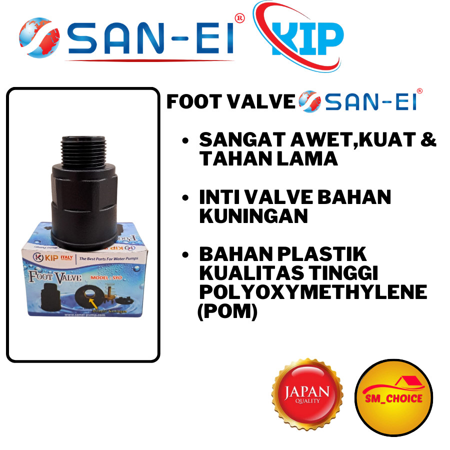 FOOT VALVE FOOT KLEP JET PUMP KIP TUSEN KLEP MATA JET PAM KIP BY SAN EI