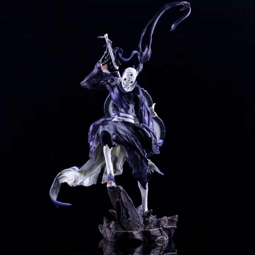 NARUTO Uchiha Obito 34cm Figure Huge Model Doll Anime Otsutsuki Hagoromo Cool Collect Figurine Gifts