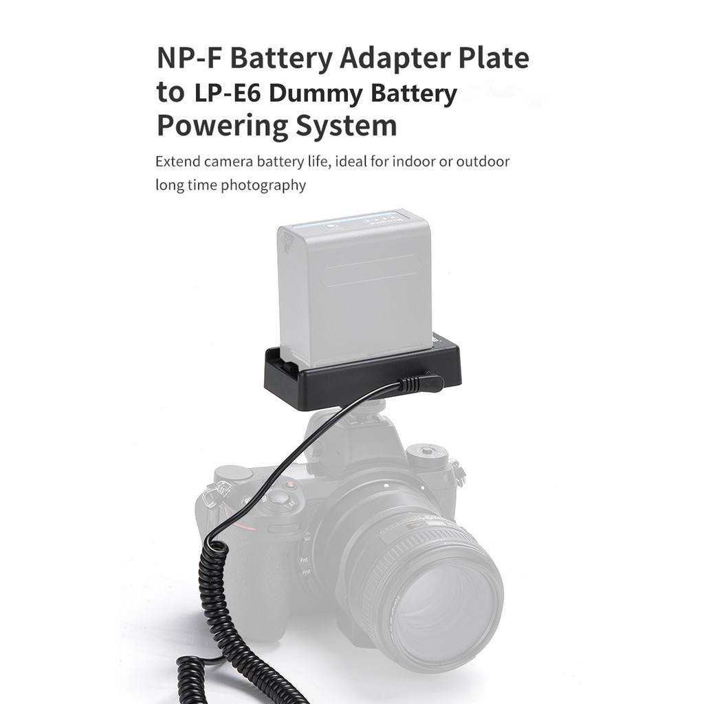 LP-E6 LP-E6NH DR-E6 Dummy Battery D-TAP/DC Coupler Power Supply Connector  for Canon EOS 6D 7D 60D 7