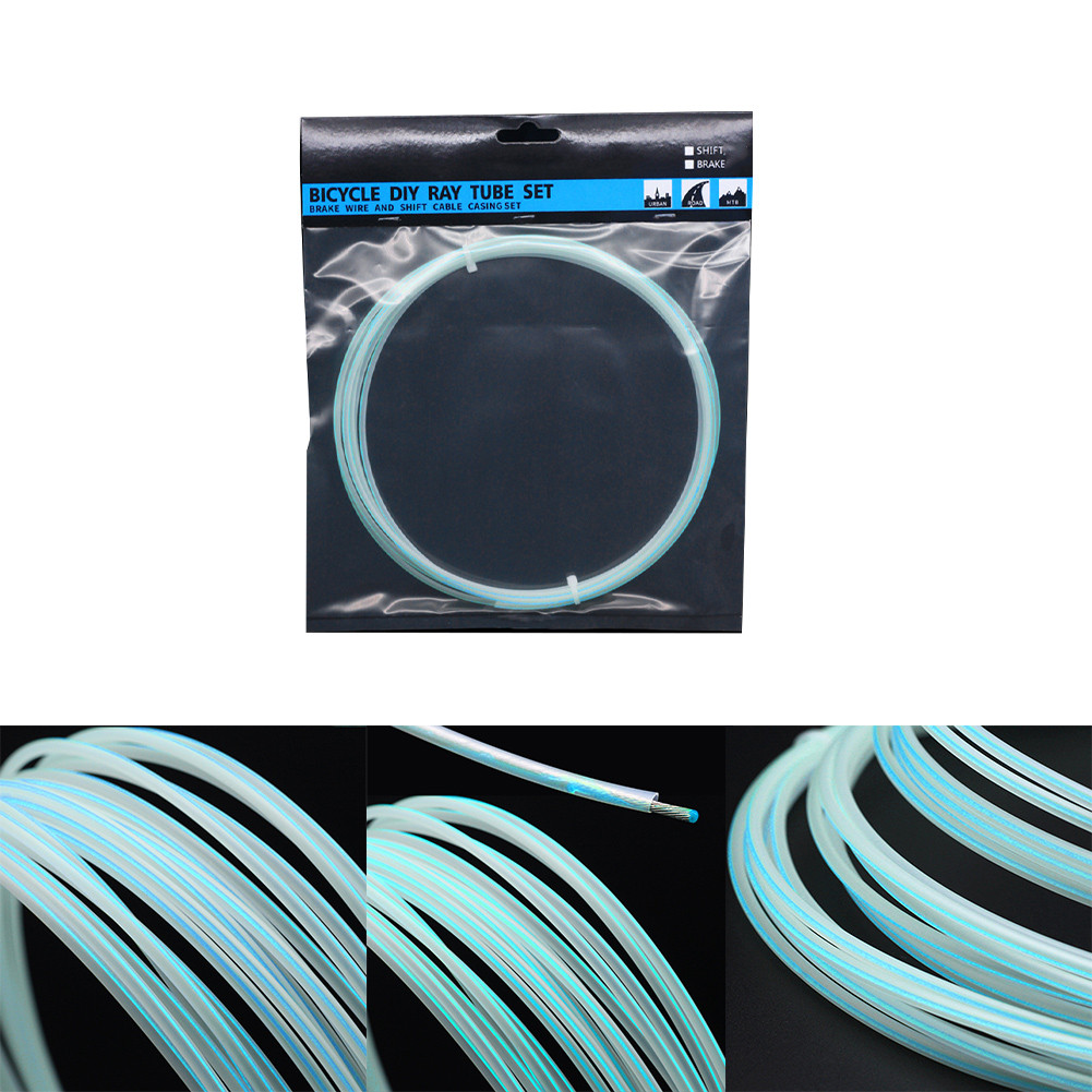 3meters Slick Lube Liner Tube(Front + Rear)MTB Bike Gear/Brake Inner Cable Guide Bicycle Brake Cable